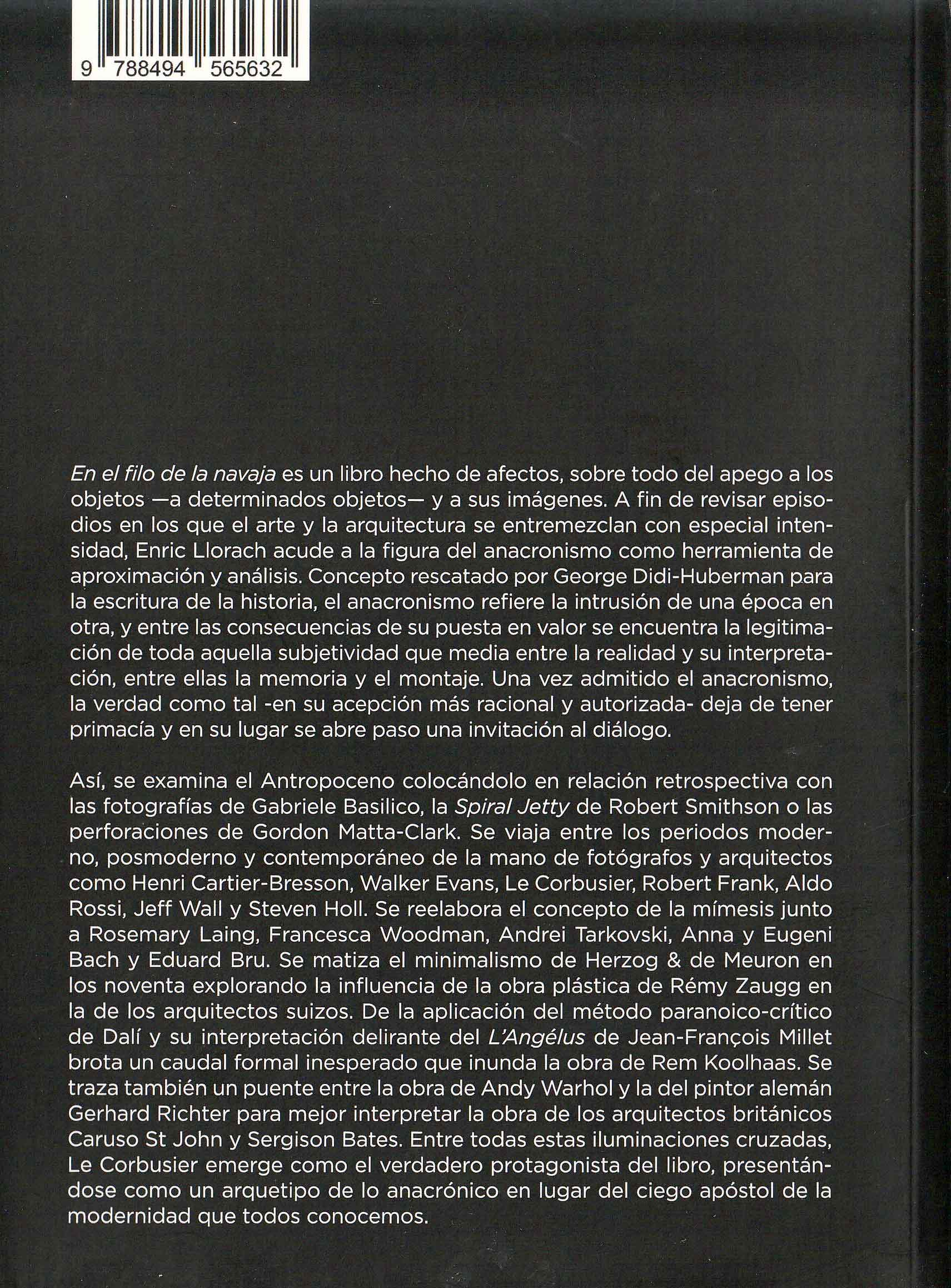 libro “en el filo de la navaja. arte, arquitectura y anacronismo”, ediciones asimétricas, madrid, 2017