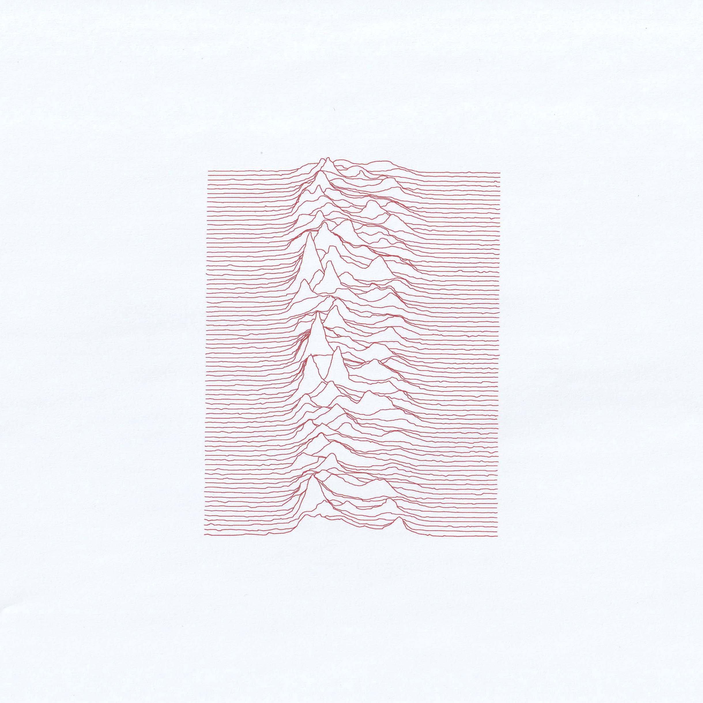 unknown pleasures (after peter saville and jocelyn bell burnell)