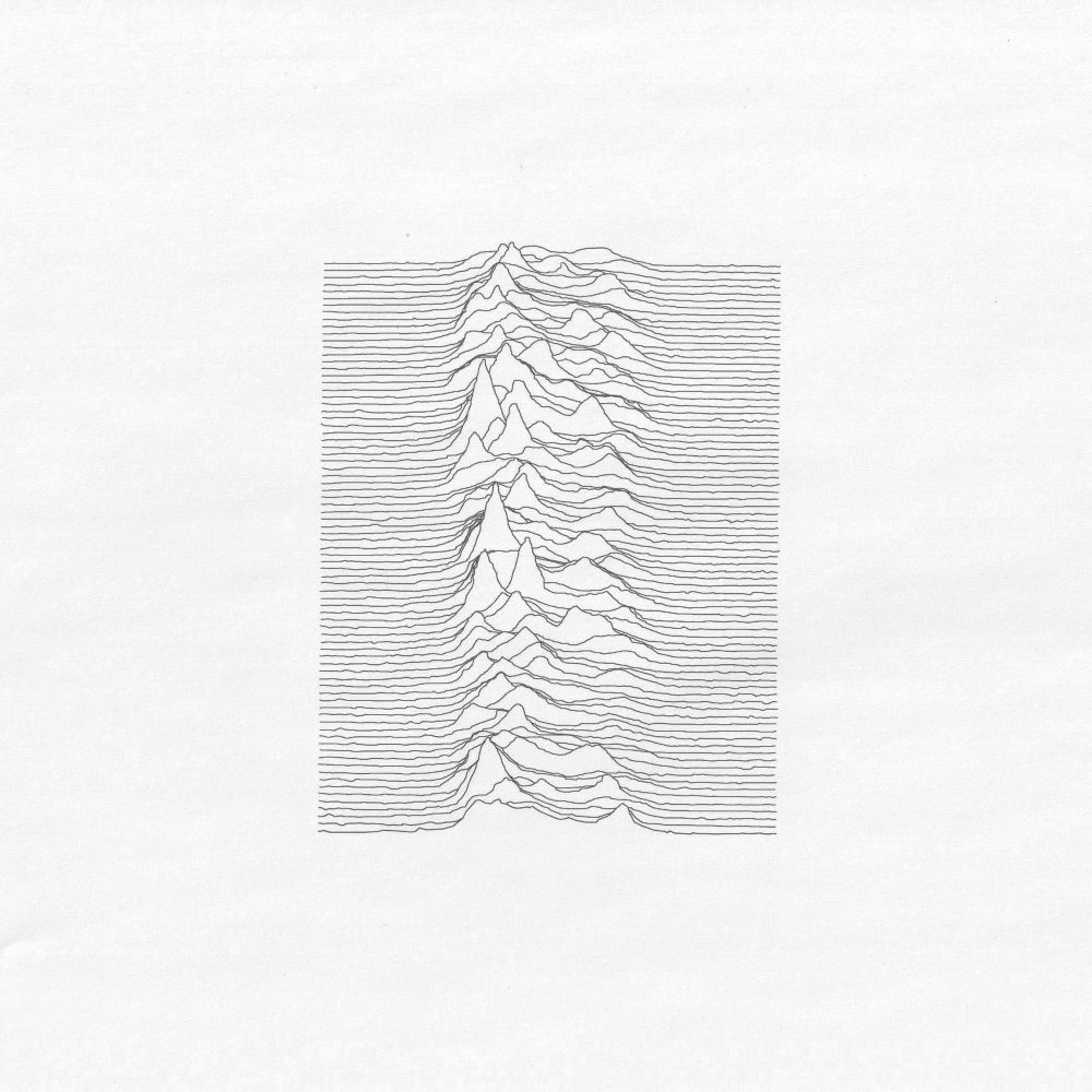 unknown pleasures (after peter saville and jocelyn bell burnell)